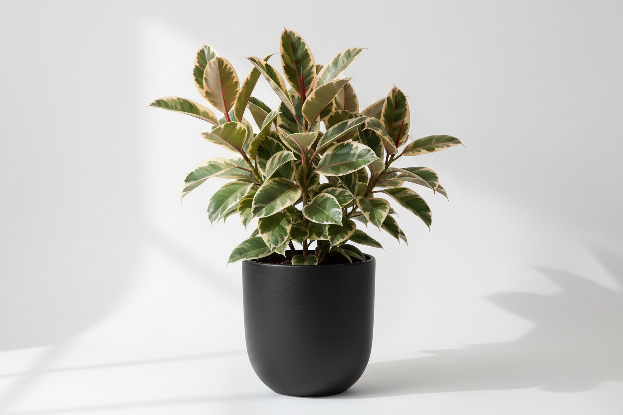 Ficus elastica variegated