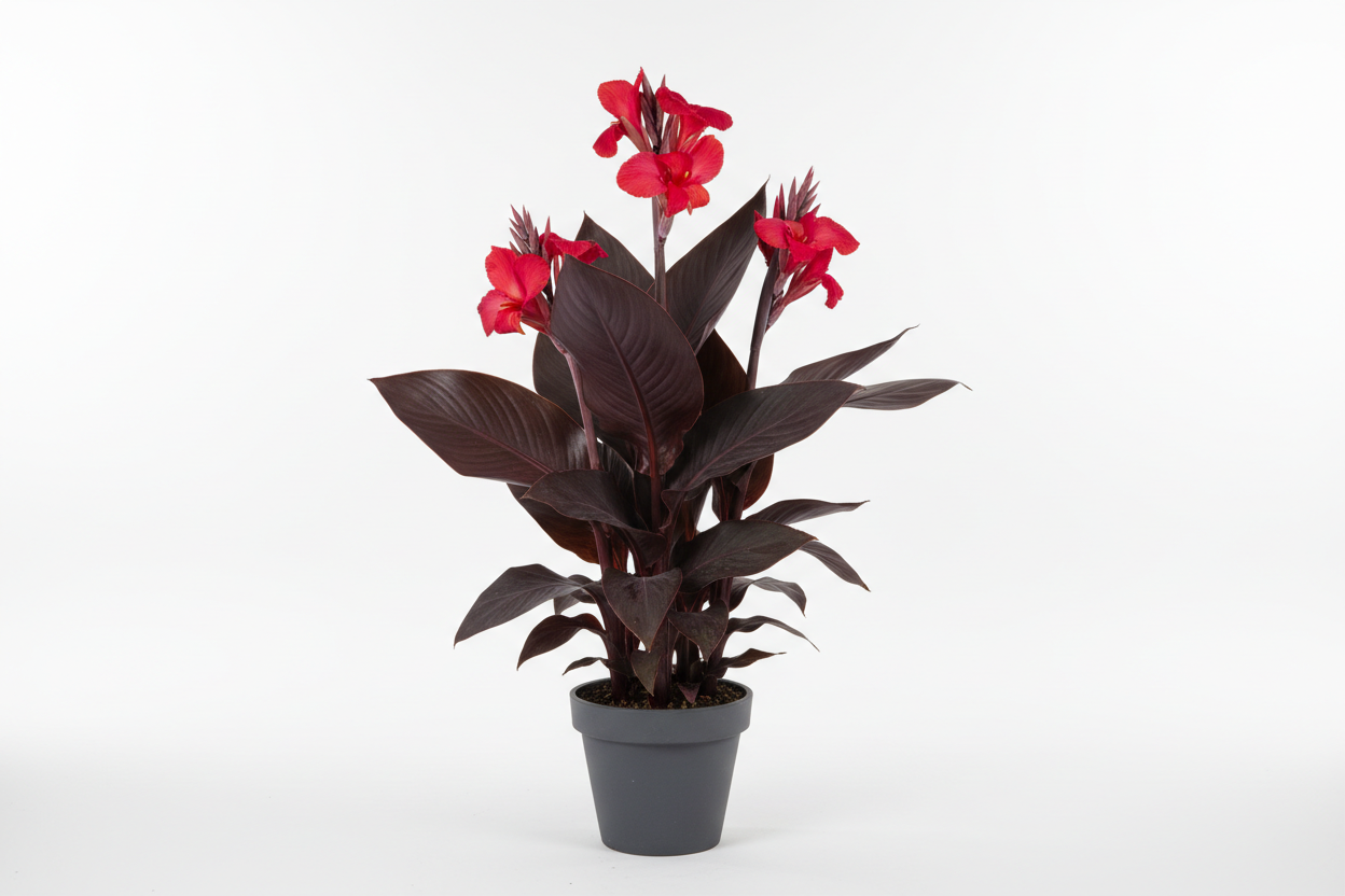 CANNA INDICA PURPUREA ( canna lily indian shot)