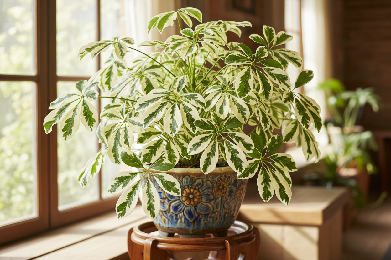 Shefflera Variegated